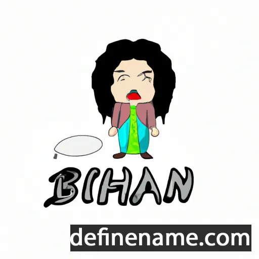 cartoon of the name Binah