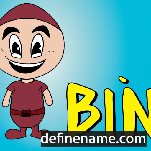 cartoon of the name Binar