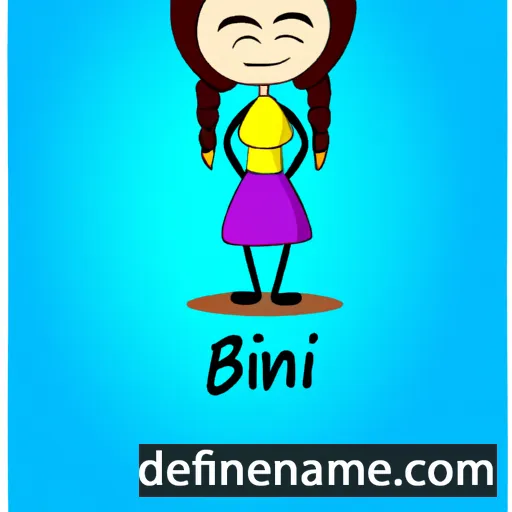 cartoon of the name Binaz