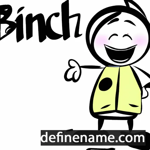 cartoon of the name Binchen