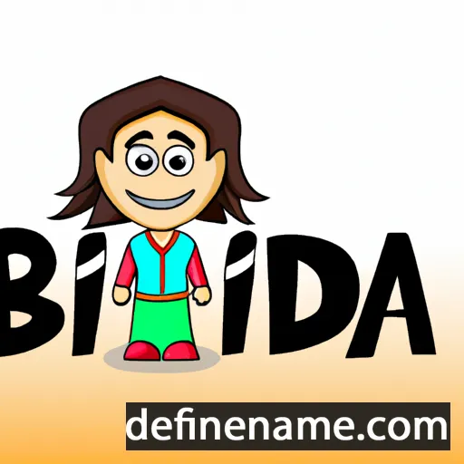 cartoon of the name Binda