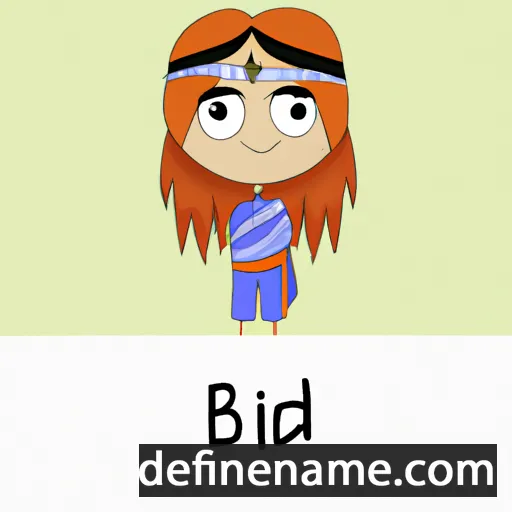 cartoon of the name Bindi