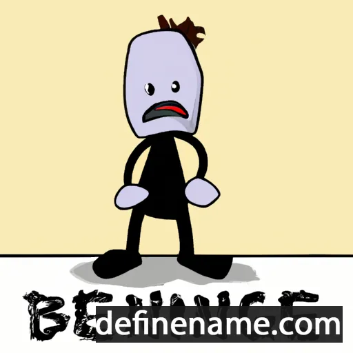 cartoon of the name Bingene