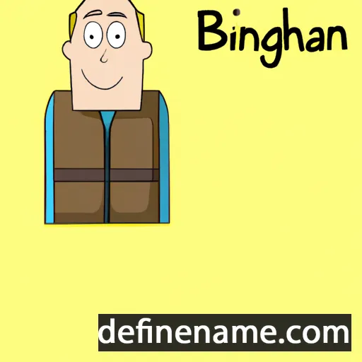 cartoon of the name Bingham