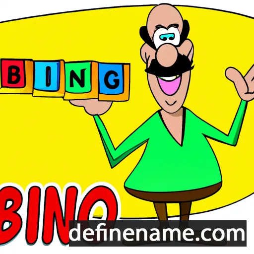 cartoon of the name Bingo