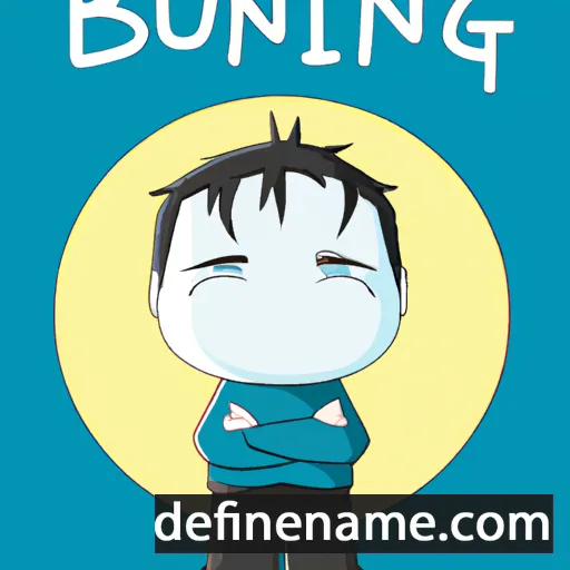 cartoon of the name Bingyun