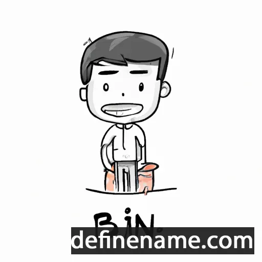 cartoon of the name Binh