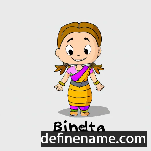 Biniditta cartoon