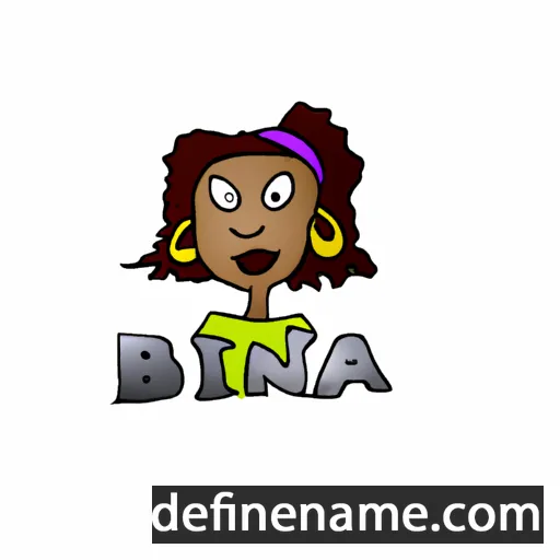 cartoon of the name Binna