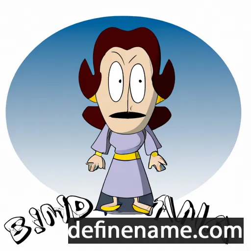 cartoon of the name Binnarda