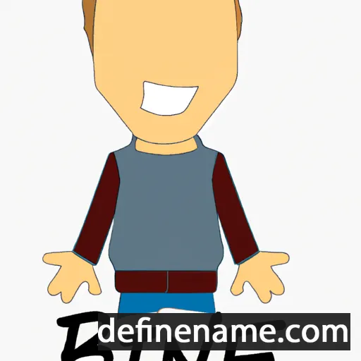 cartoon of the name Binne