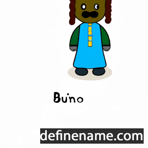 cartoon of the name Bintou