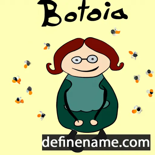 cartoon of the name Bioleta