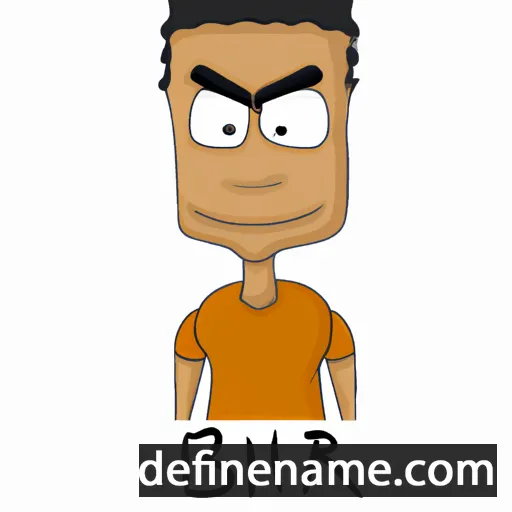 cartoon of the name Biraj