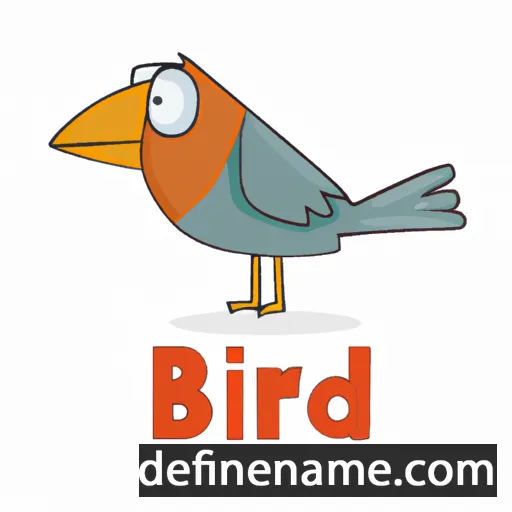 cartoon of the name Bird