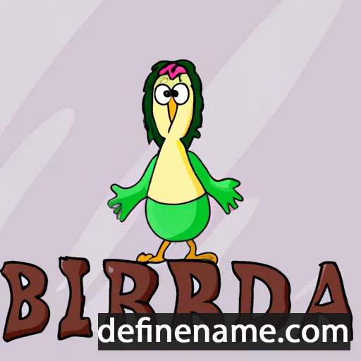 Birdella cartoon