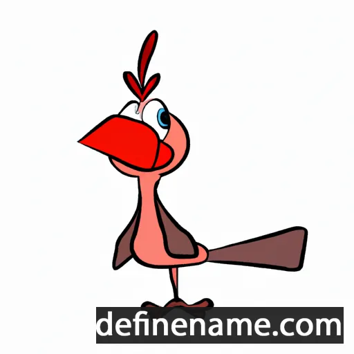 cartoon of the name Birdina