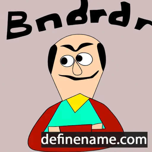 cartoon of the name Birender