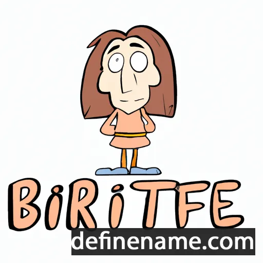 cartoon of the name Birete