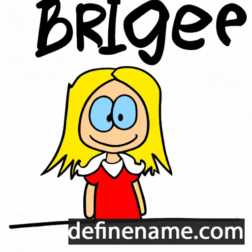 Birgget cartoon