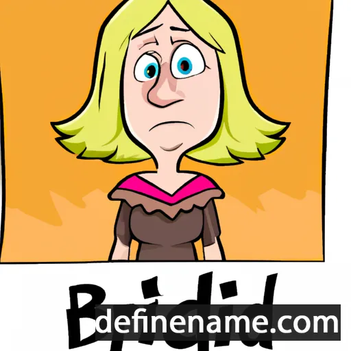 cartoon of the name Birghild