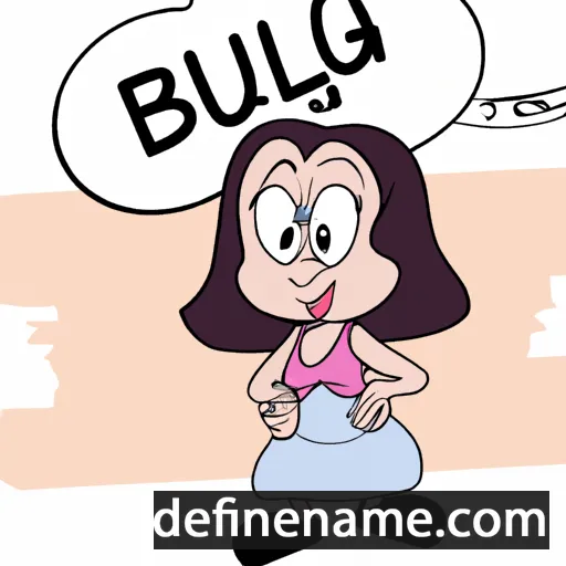 cartoon of the name Birgül