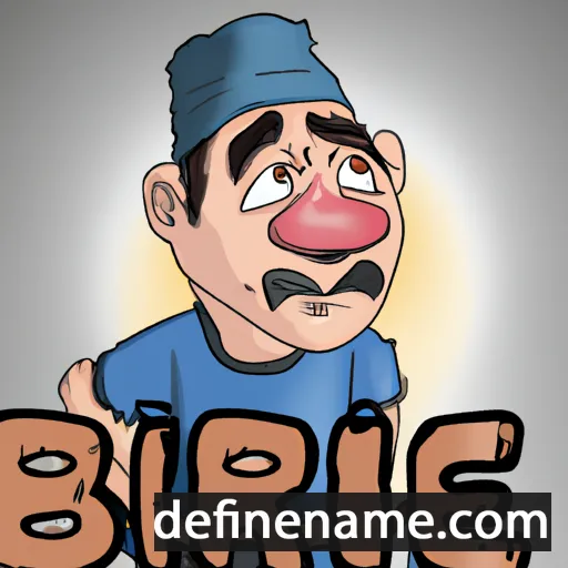 cartoon of the name Birje