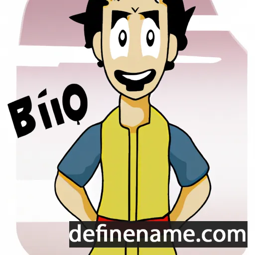 cartoon of the name Birjo