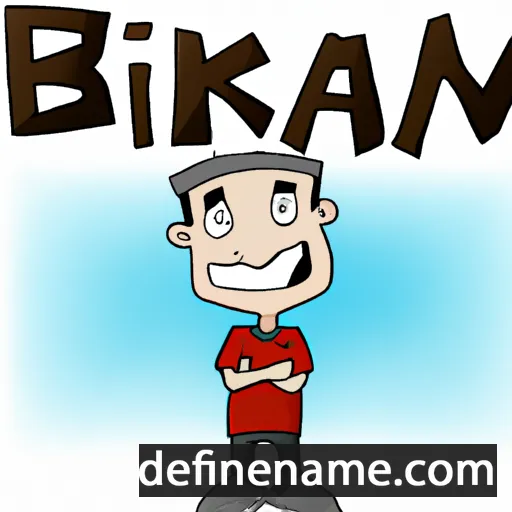 cartoon of the name Birkan