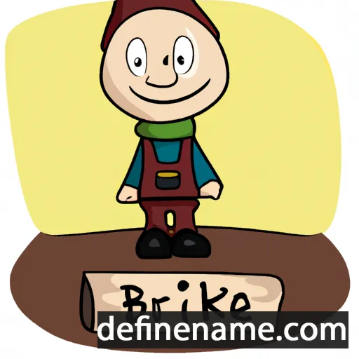 cartoon of the name Birke