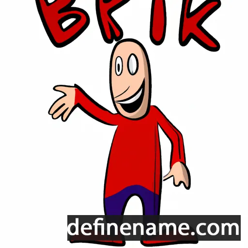 cartoon of the name Birki