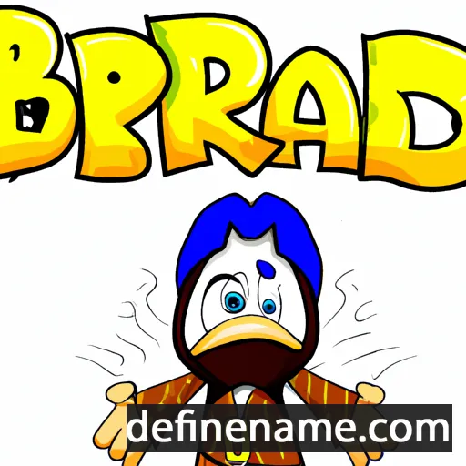 cartoon of the name Birnardu