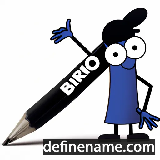 cartoon of the name Biro