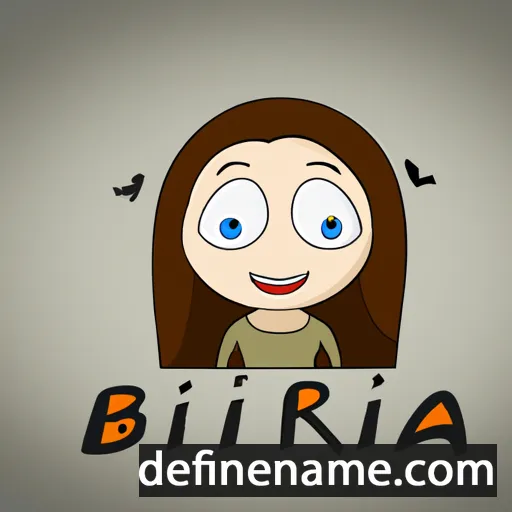 cartoon of the name Birtá