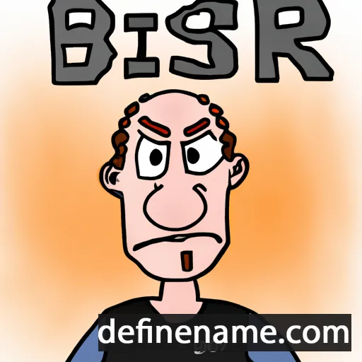 cartoon of the name Biser