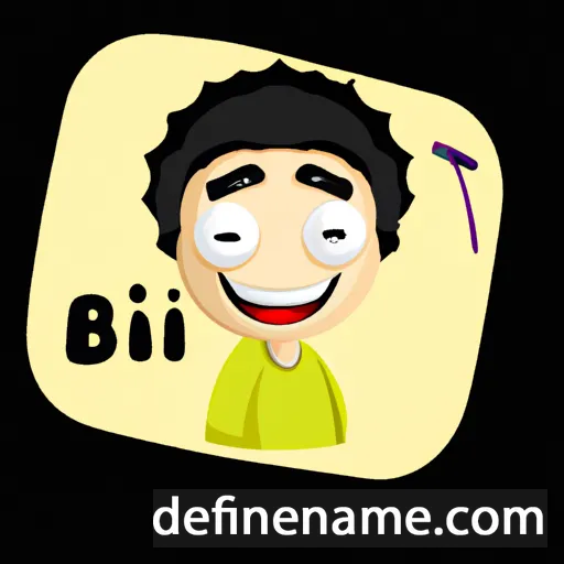 cartoon of the name Bisi