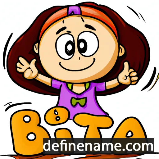 cartoon of the name Bita