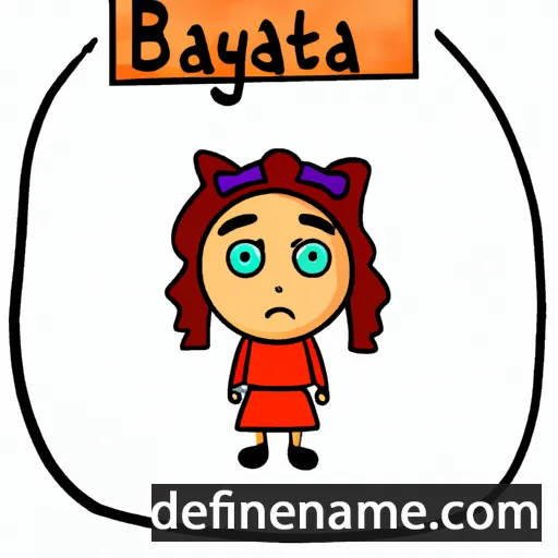 Bitanya cartoon