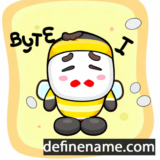 cartoon of the name Bitbyeol