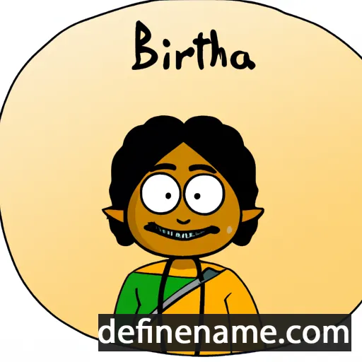 cartoon of the name Bitharai