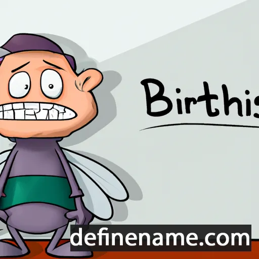 cartoon of the name Bitheridus