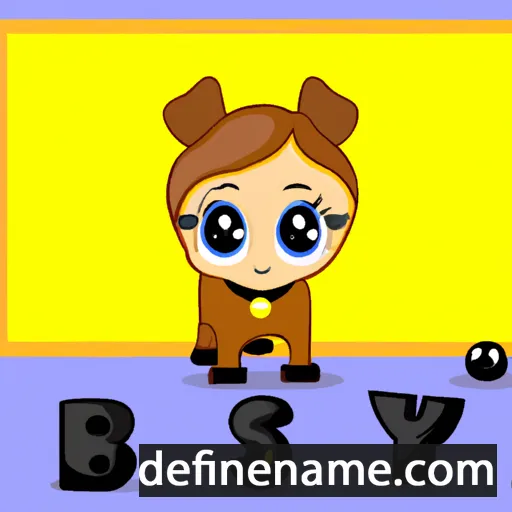 cartoon of the name Bitsy