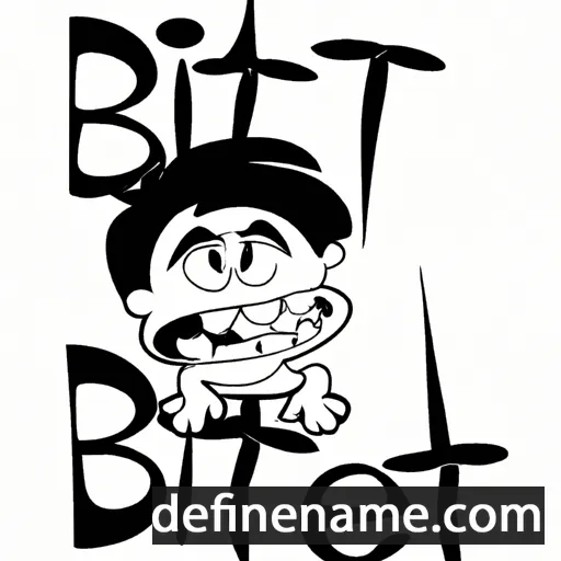 Bitten cartoon