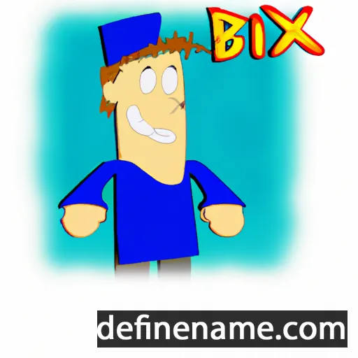 cartoon of the name Bix