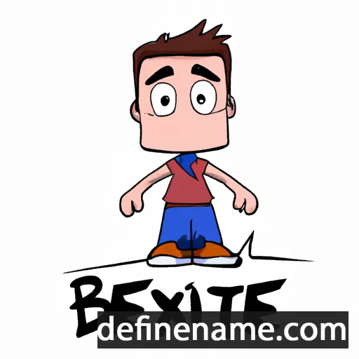 cartoon of the name Bixente