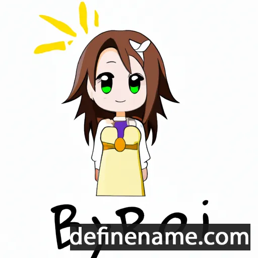 cartoon of the name Biyori