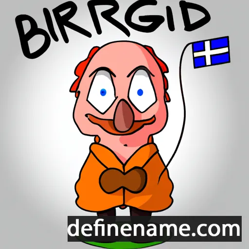 Bjargdís cartoon