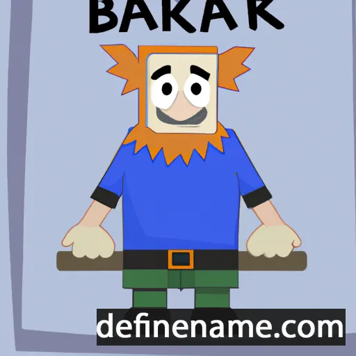 cartoon of the name Bjarkar