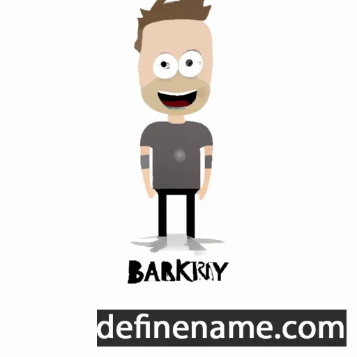 cartoon of the name Bjarkey