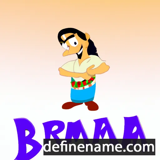 cartoon of the name Bjarma